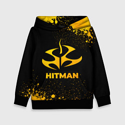 Толстовка-худи детская Hitman - gold gradient, цвет: 3D-черный