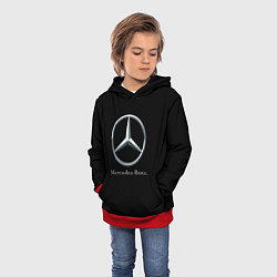 Толстовка-худи детская Mercedes-benz sport auto, цвет: 3D-красный — фото 2