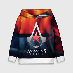 Толстовка-худи детская Assassins Creed ussr, цвет: 3D-белый
