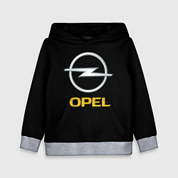 Толстовка-худи детская Opel sport car, цвет: 3D-меланж