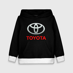 Толстовка-худи детская Toyota sport car, цвет: 3D-белый