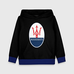 Толстовка-худи детская Maserati sport auto, цвет: 3D-синий