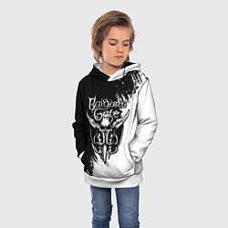 Толстовка-худи детская Baldurs gate 3 - белая краска, цвет: 3D-белый — фото 2