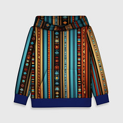 Детская толстовка Этнический паттерн в вертикальную полоску