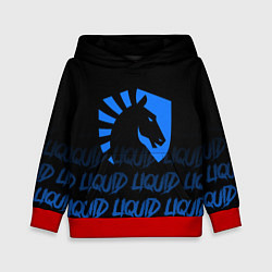 Толстовка-худи детская Team Liquid style, цвет: 3D-красный