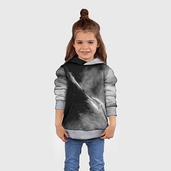 Толстовка-худи детская Two shot, цвет: 3D-меланж — фото 2