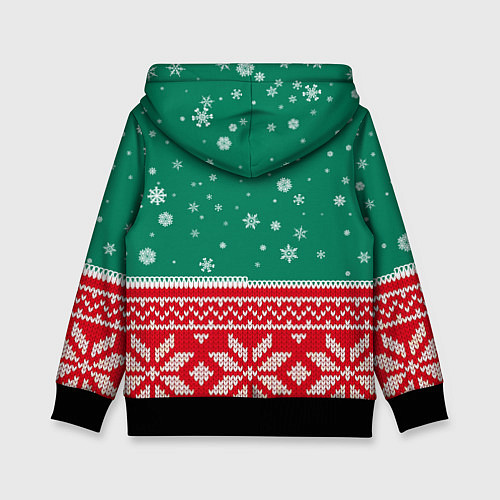 Детская толстовка Катя новогодняя / 3D-Черный – фото 2