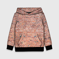 Детская толстовка Кирпичная стена узор