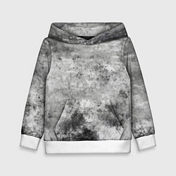 Толстовка-худи детская Абстракция - gray mood, цвет: 3D-белый