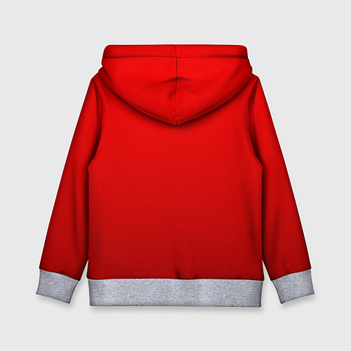 Детская толстовка Алый фрак / 3D-Меланж – фото 2