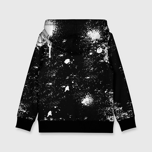 Детская толстовка Король и шут - черно-белый / 3D-Черный – фото 2