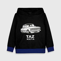 Толстовка-худи детская TAZ Mafia, цвет: 3D-синий