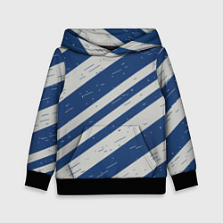 Детская толстовка Сине-белый шик
