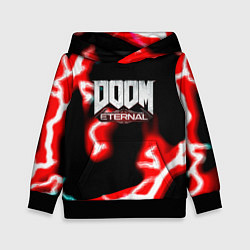 Толстовка-худи детская Doom eternal storm, цвет: 3D-черный