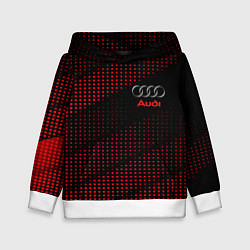 Толстовка-худи детская Audi sportdot, цвет: 3D-белый