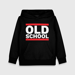 Толстовка-худи детская Old school - experience, цвет: 3D-черный