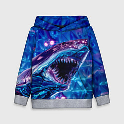 Детская толстовка Фиолетовая акула