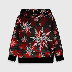 Детская толстовка Рождественские снежинки