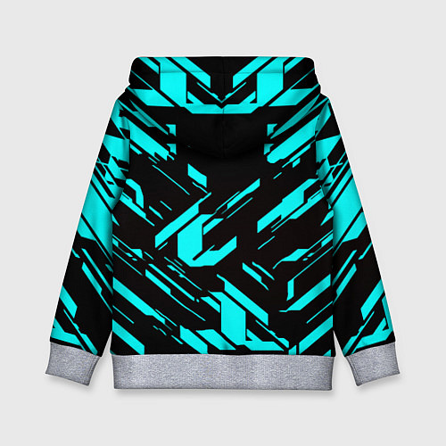 Детская толстовка Айзек стиль неоновый броня / 3D-Меланж – фото 2