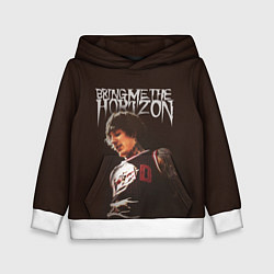 Толстовка-худи детская Oli Sykes - Bring Me the Horizon, цвет: 3D-белый