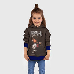 Толстовка-худи детская Oli Sykes - Bring Me the Horizon, цвет: 3D-синий — фото 2