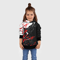 Толстовка-худи детская Tokyo Dragon, цвет: 3D-черный — фото 2