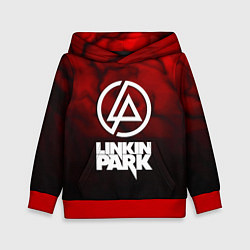 Толстовка-худи детская Linkin park strom честер, цвет: 3D-красный