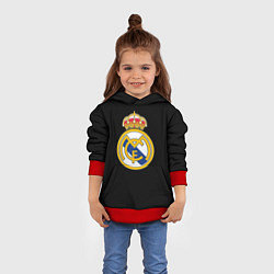 Толстовка-худи детская Real madrid fc club, цвет: 3D-красный — фото 2