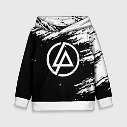 Толстовка-худи детская Linkin Park - black and white, цвет: 3D-белый
