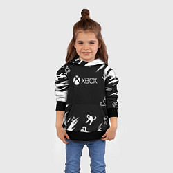 Толстовка-худи детская Ъуъ съука xbox mem, цвет: 3D-черный — фото 2