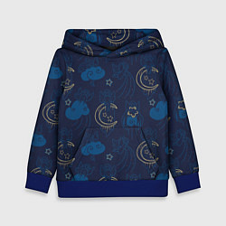 Детская толстовка Ангелы в ночном небе