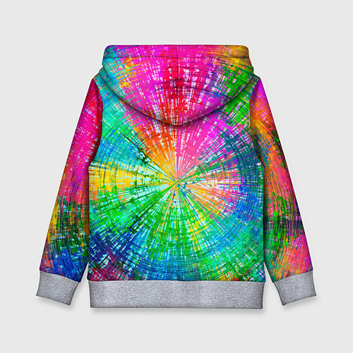 Детская толстовка Цветная лама / 3D-Меланж – фото 2