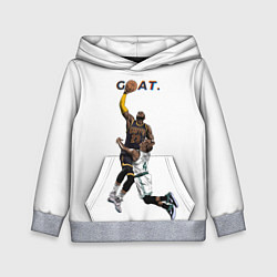 Толстовка-худи детская Goat 23 - LeBron James, цвет: 3D-меланж