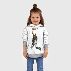 Толстовка-худи детская Goat 23 - LeBron James, цвет: 3D-меланж — фото 2