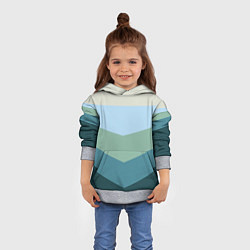 Толстовка-худи детская Пентопалитра, цвет: 3D-меланж — фото 2