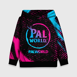 Толстовка-худи детская Palworld - neon gradient, цвет: 3D-черный