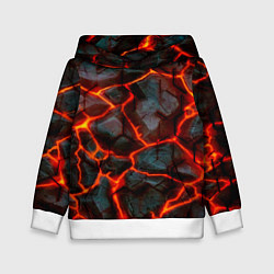 Детская толстовка Трещины лавы