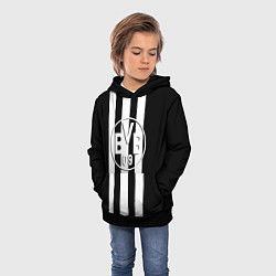 Толстовка-худи детская Borussia sport line, цвет: 3D-черный — фото 2