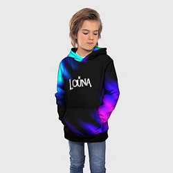 Толстовка-худи детская Louna neon bend, цвет: 3D-черный — фото 2
