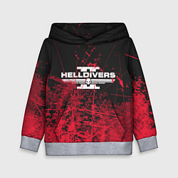 Детская толстовка Helldivers 2: Red Blood