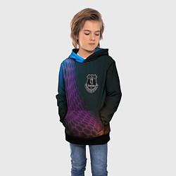 Толстовка-худи детская Everton футбольная сетка, цвет: 3D-черный — фото 2