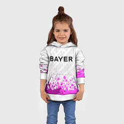 Толстовка-худи детская Bayer 04 pro football посередине, цвет: 3D-белый — фото 2