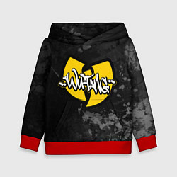 Толстовка-худи детская Wu tang clan logo, цвет: 3D-красный