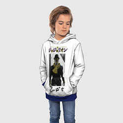 Толстовка-худи детская JoJo Wonder of U, цвет: 3D-синий — фото 2