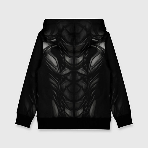Детская толстовка Мускул / 3D-Черный – фото 2