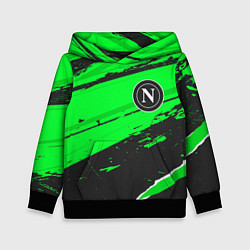 Толстовка-худи детская Napoli sport green, цвет: 3D-черный