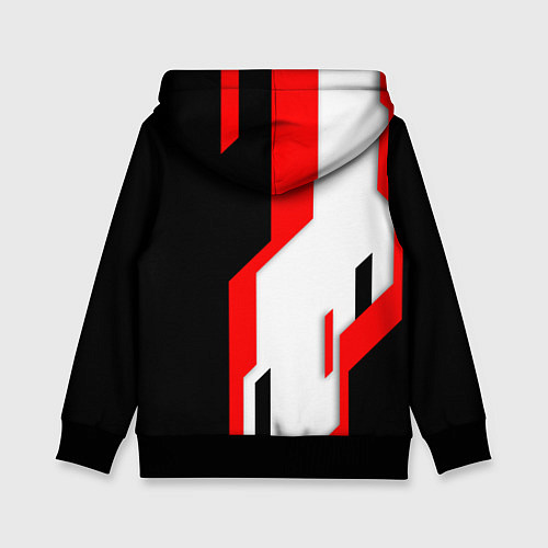 Детская толстовка Mitsubishi red uniform / 3D-Черный – фото 2
