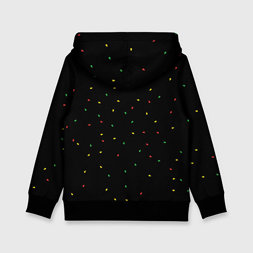 Детская толстовка Разноцветные семена / 3D-Черный – фото 2
