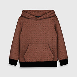 Детская толстовка Благородный коричневый паттерн полосочки