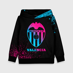 Толстовка-худи детская Valencia - neon gradient, цвет: 3D-черный